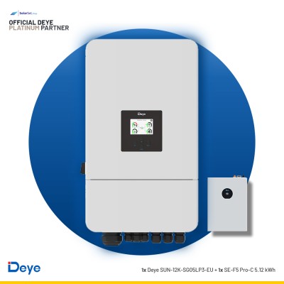 Deye SUN-12K-SG05LP3-EU + 1x SE-F5 Pro-C 5.12 kWh | ESS SET