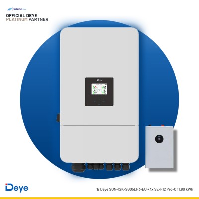 Deye SUN-12K-SG05LP3-EU + 1x SE-F12 Pro-C 11.8 kWh | ESS SET