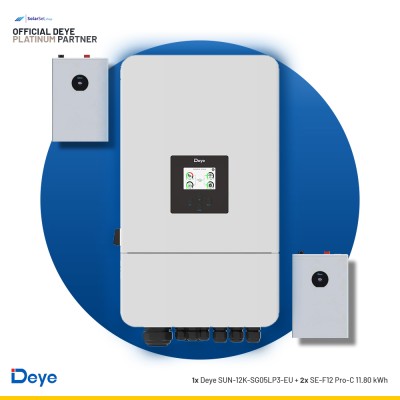 Deye SUN-12K-SG05LP3-EU + 2x SE-F12 Pro-C 11.8 kWh | ESS SET