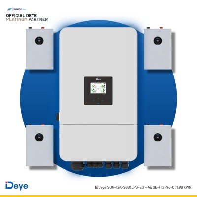 Deye SUN-12K-SG05LP3-EU + 4x SE-F12 Pro-C 11.8 kWh | ESS SET