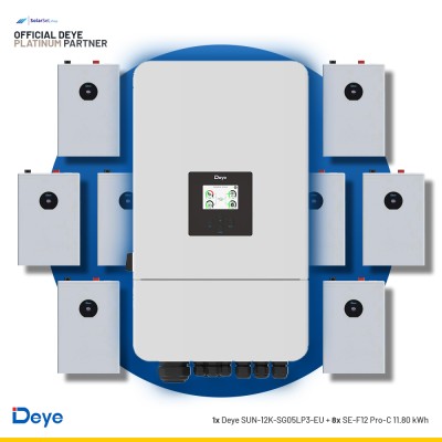 Deye SUN-12K-SG05LP3-EU + 8x SE-F12 Pro-C 11.8 kWh | ESS SET