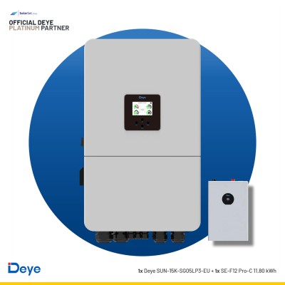 Deye SUN-15K-SG05LP3-EU + 1x SE-F12 Pro-C 11.8 kWh | ESS SET