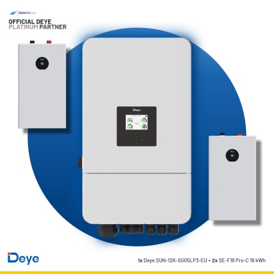 Deye SUN-12K-SG05LP3-EU + 2x SE-F16 Pro-C 16 kWh | ESS SET