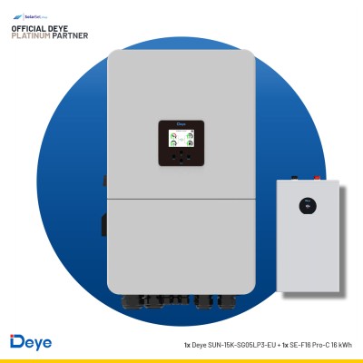 Deye SUN-15K-SG05LP3-EU + 1x SE-F16 Pro-C 16 kWh | ESS SET