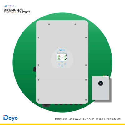 Deye SUN-12K-SG02LP1-EU-AM3-P + 1x SE-F5 Pro-C 5.12 kWh | ESS SET